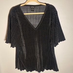 Vintage polka dot top